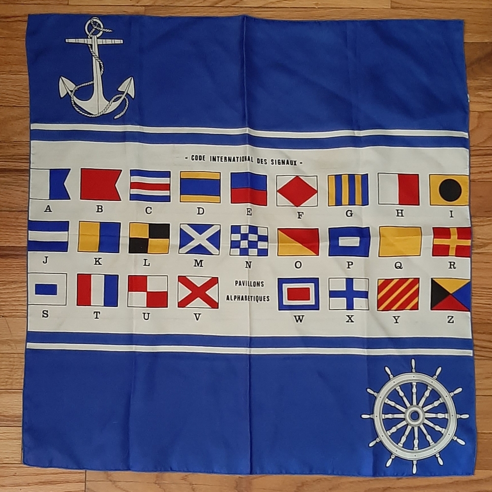 Nautical Signal Flag Scarf